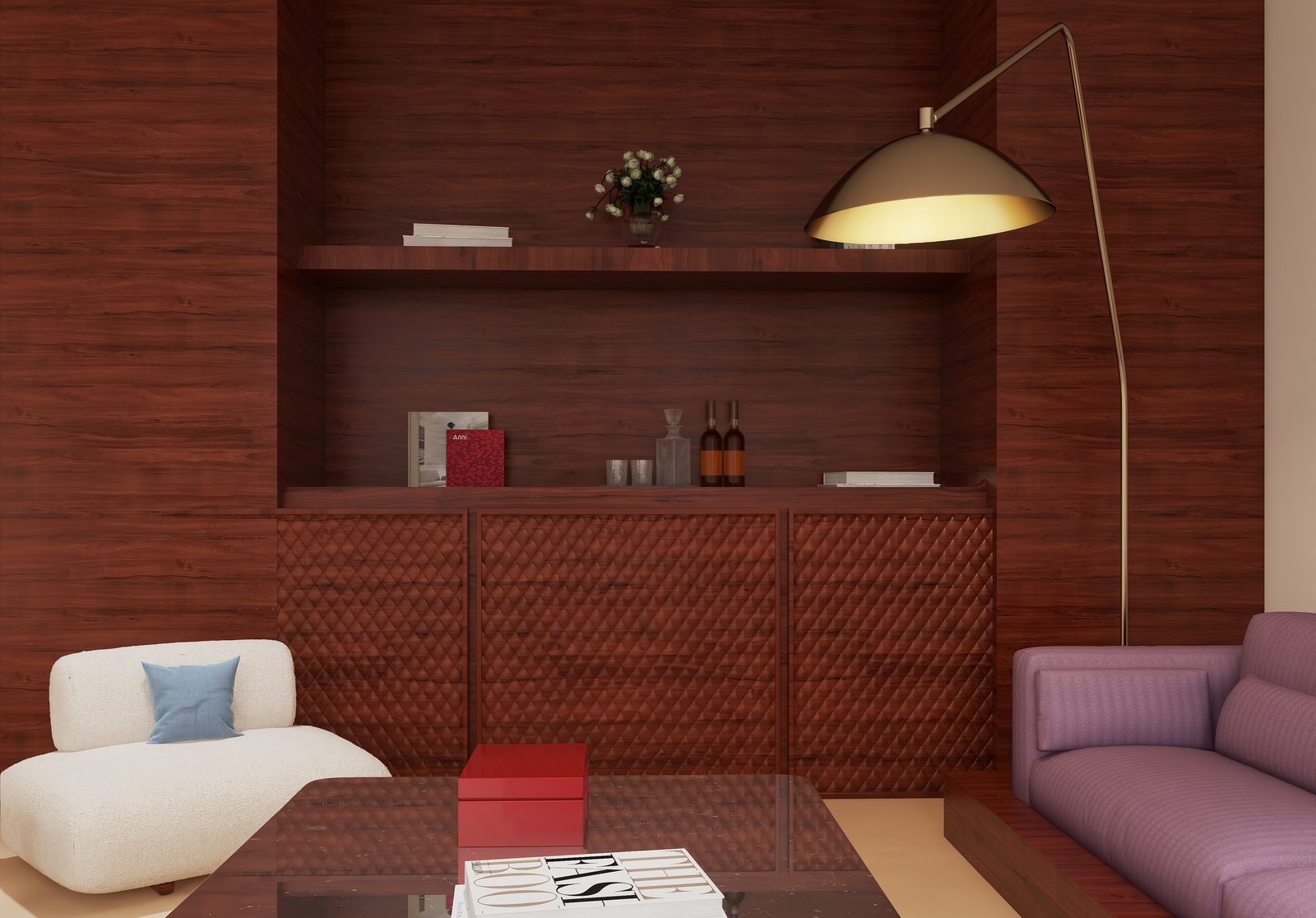 The Mahogany Lounge — The bar, up close